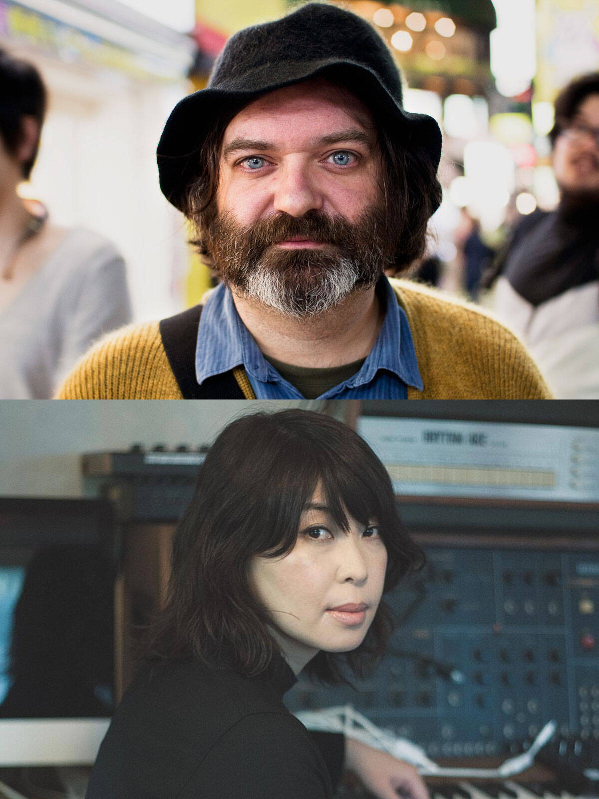 zdjęcie przedstawia Włodzimierz Kotoński remixed by Jim O’Rourke & Eiko Ishibashi